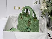 Dior Lady Dior My ABCDIOR Bag Avocado Green M0538 Size 20 cm - 2
