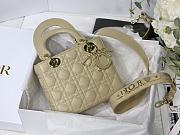 Dior Lady Dior My ABCDIOR Bag Beige M0538 Size 20 cm - 1