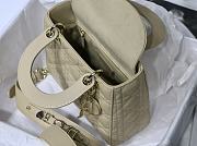 Dior Lady Dior My ABCDIOR Bag Beige M0538 Size 20 cm - 4