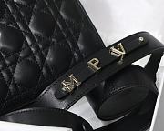 Dior Lady Dior My ABCDIOR Bag Black M0538 Size 20 cm - 3