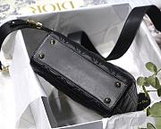 Dior Lady Dior My ABCDIOR Bag Black M0538 Size 20 cm - 5
