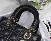 Dior Lady Dior My ABCDIOR Bag Black M0538 Size 20 cm - 6