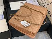 Chanel Large Coco Vintage Timeless Tote Bag Light Brown A57030 Size 35 cm - 4