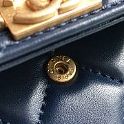 Chanel Long Wallet Navy Smooth Leather A80286 Size 19 cm - 5