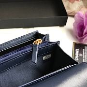 Chanel Long Wallet Navy Smooth Leather A80286 Size 19 cm - 3
