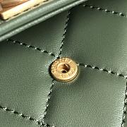 Chanel Long Wallet Olive Green Smooth Leather A80286 Size 19 cm - 2