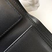Chanel Boy Black Grain Leather & Gold-tone Metal Wallet A80734 Size 11.5 cm - 2