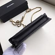 Chanel Wallet On Chain Black A80982 Size 19 x 13.5 x 3.5 cm - 2
