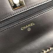 Chanel Wallet On Chain Black A80982 Size 19 x 13.5 x 3.5 cm - 6