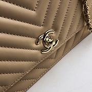 Chanel Wallet On Chain Beige A80982 Size 19 x 13.5 x 3.5 cm - 3
