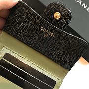 Chanel Small Black Flap Wallet A82288 Size 10.5 x 11.5 x 3 cm - 6