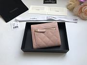 Chanel Small Light Pink Flap Wallet A82288 Size 10.5 x 11.5 x 3 cm - 6