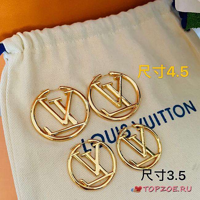 LV Louise Round Earrings M64288 (2 Sizes) - 1