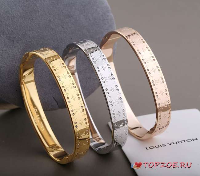 Louis Vuitton Bracelets (3 colors Silver & Gold & Rose Gold) - 1