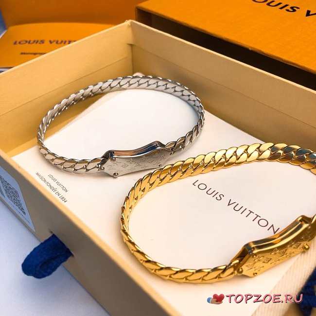 Louis Vuitton Bracelets (2 colors: Gold & Silver) - 1