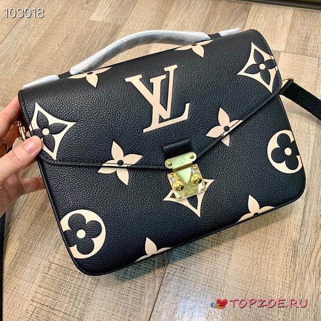 LV Pochette Metis Black/Beige M45773 Size 25 x 19 x 7 cm - 1