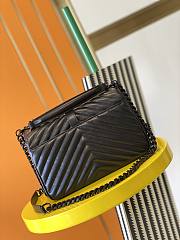 YSL Monogram College Medium Black Metal 600279 Size 24 cm - 4