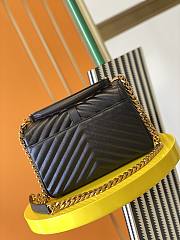 YSL Monogram College Medium Gold-tone Metal 600279 Size 24 cm - 4