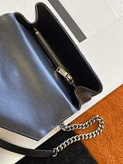 YSL Monogram College Medium Silver-tone Metal 600279 Size 24 cm - 6