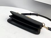 Fendi Touch Leather Bag Black 8BT349 26.5 x 10 x 19 cm - 4