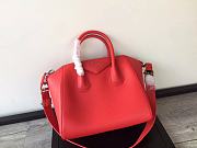Givenchy Small Antigona Bag In Red BB0511 Size 33 x 28 x 17 cm - 3