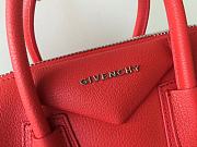 Givenchy Small Antigona Bag In Red BB0511 Size 33 x 28 x 17 cm - 6