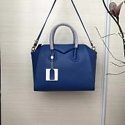 Givenchy Small Antigona Bag In Blue BB0511 Size 33 x 28 x 17 cm - 2