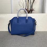 Givenchy Small Antigona Bag In Blue BB0511 Size 33 x 28 x 17 cm - 6