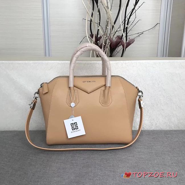 Givenchy Small Antigona Bag In Beige BB0511 Size 33 x 28 x 17 cm - 1