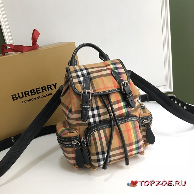 Burberry Backpack Vintage Check 04 Size 16 x 11 x 26 cm - 1