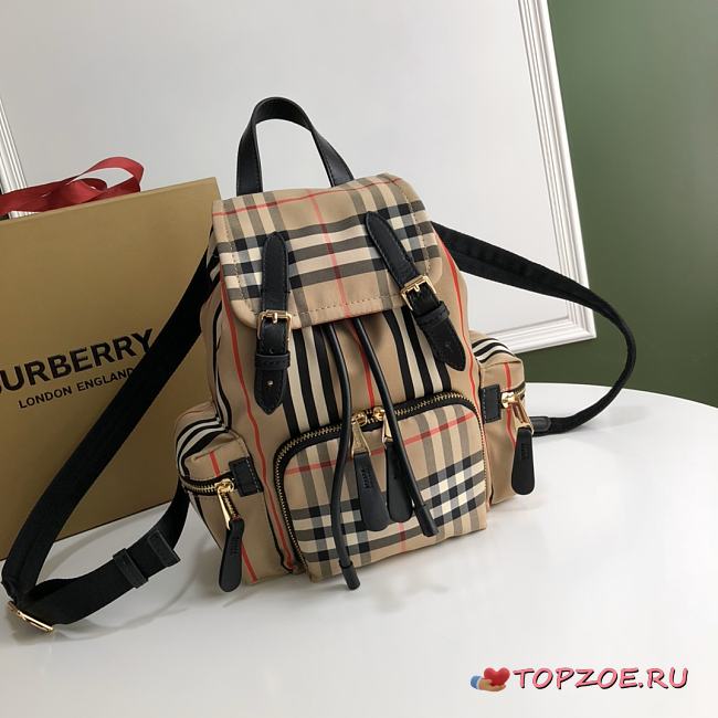 Burberry Backpack Vintage Check 07 Size 16 x 12 x 24 cm - 1