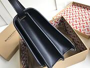 Burberry Medium Leather TB Bag Black Size 25.5 x 6.5 x 18.5 cm - 5