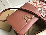 Burberry Medium Leather TB Bag Brown Size 25.5 x 6.5 x 18.5 cm - 1
