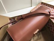 Burberry Medium Leather TB Bag Brown Size 25.5 x 6.5 x 18.5 cm - 6