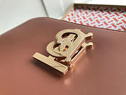 Burberry Medium Leather TB Bag Brown Size 25.5 x 6.5 x 18.5 cm - 3