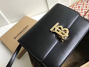 Burberry Small Leather TB Bag Black Size 21 x 16 x 6 cm - 6