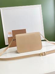 Burberry Small Leather TB Bag Light Beige Size 21 x 16 x 6 cm - 6