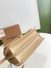 Burberry Small Leather TB Bag Light Beige Size 21 x 16 x 6 cm - 5
