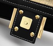 Fendi Baguette Full Black 8BR600 Size 26 x 13 x 6 cm - 5