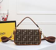 Fendi Baguette Brown 8BR600 Size 26 x 13 x 6 cm - 3