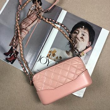 Chanel Gabrielle Clutch Light Pink 18CM