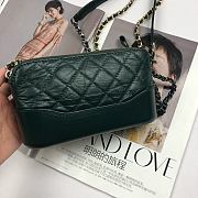 Chanel Gabrielle Clutch Dark Green 18CM - 5
