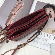 Chanel Gabrielle Clutch Red 18 cm - 6