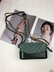Chanel Gabrielle Clutch Dark Green/Milk Green 18CM - 1