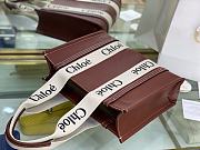 Chloe Medium Woody Tote Bag in Wine S383 Size 37 x 26 x 12 cm - 2