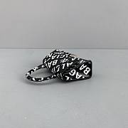 Balenciaga Hourglass Mini Top Handle Bag Logo Printed 6373721 Size 11.5 cm - 4