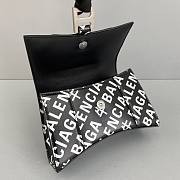 Balenciaga Hourglass XS Top Handle Bag Logo Printed 5928331 Size 19 Cm - 5