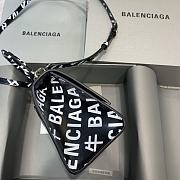 Balenciaga Hourglass Small Top Handle Bag Logo Printed 5935461 Size 23 Cm - 3