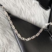 Givenchy Small Cut Out Bag With Chain Black Size 27 x 27 x 6 cm - 3