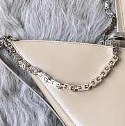 Givenchy Small Cut Out Bag With Chain Cream Size 27 x 27 x 6 cm - 5